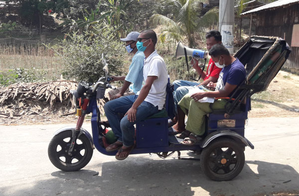 রোয়াংছড়িতে বৌদ্ধদের মহা সাংগ্রাইং উৎসব পালন না করা মাইকিং